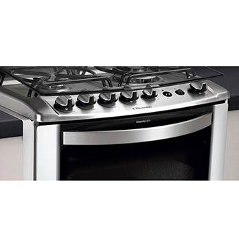 fogão de embutir Electrolux quatro bocas Celebrate 56TBE puxador