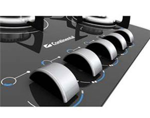 cooktop a gás 5 bocas Continental Decore CTGCT070E50GL detalhe