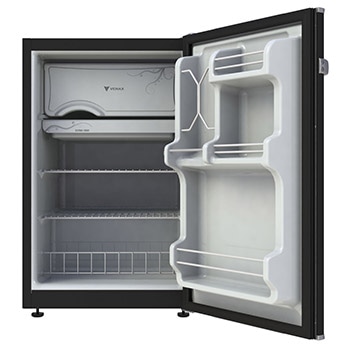 frigobar Venax NGV 10 Preto Fosco aberto
