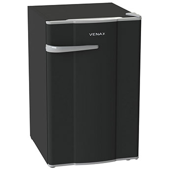 frigobar Venax NGV 10 Preto Fosco de lado