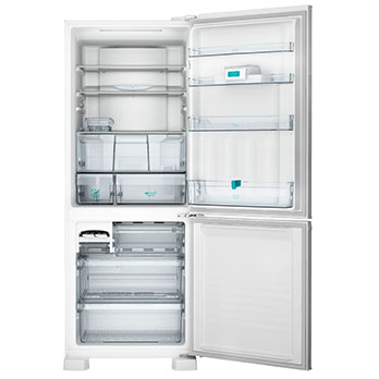 refrigerador Panasonic NR BB51PV1X Aço Escovado vazio