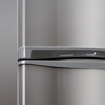 refrigerador Consul CRM33ER Inox acabamento