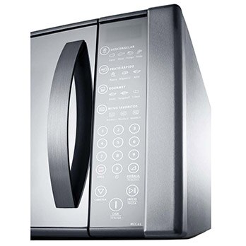 forno de micro-ondas Electrolux Blue Touch Espelhado MEC 41 painel