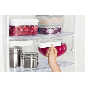 Refrigerador Electrolux CycleDefrost Duplex DC51X com Freezer Gigante bandeja gelo suspenso