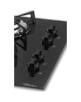 Detalhe do cooktop a gás 4 bocas Fischer 1519