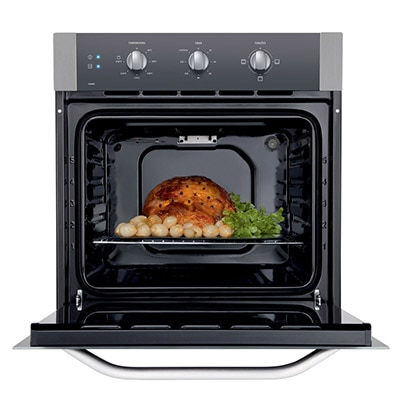 Forno de Embutir Electrolux OE8MX Inox uso
