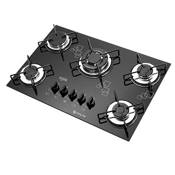 Cooktop a gás 5 Bocas Atlas Agile