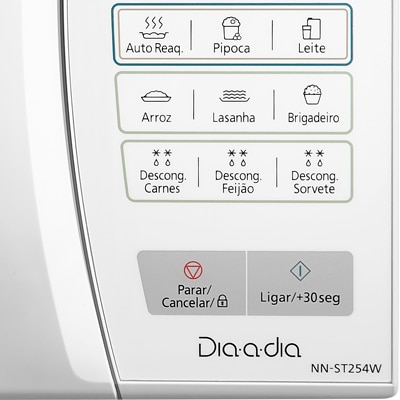 forno micro ondas panasonic 21 litros dia a dia 5 receitas pre programadas