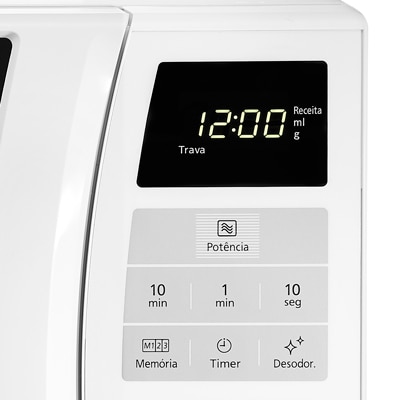 forno micro ondas panasonic 21 litros dia a dia painel funcoes desodorizador
