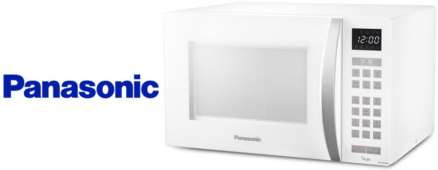 forno micro ondas panasonic styles branco 32 litros 900w potencia 8 receitas pre programadas trava seguranca desodorizador