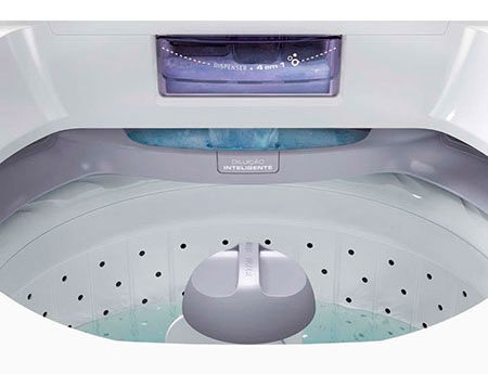 Lavadora de Roupas Electrolux 15 kg Turbo Economia LTD15 dispenser