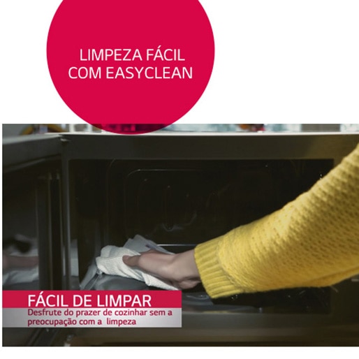 Forno Micro-ondas LG Easy Clean