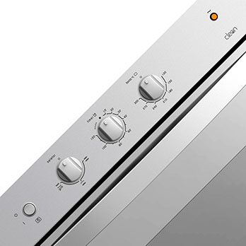 forno de embutir elétrico Brastemp Clean BOB61AR Inox painel