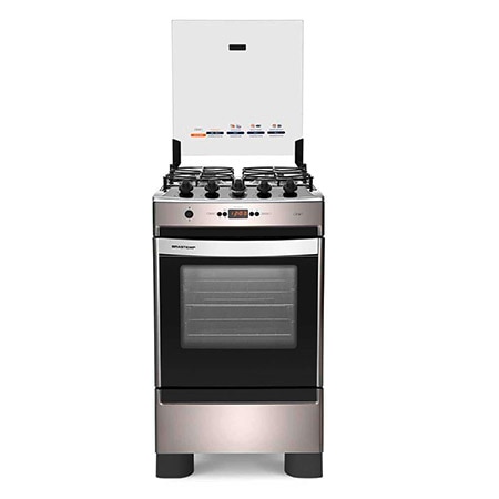 Fogão Brastemp 4 Bocas Clean Timer BFO4TAR forno