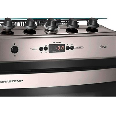 Fogão Brastemp 4 Bocas Clean Timer BFO4TAR timer painel