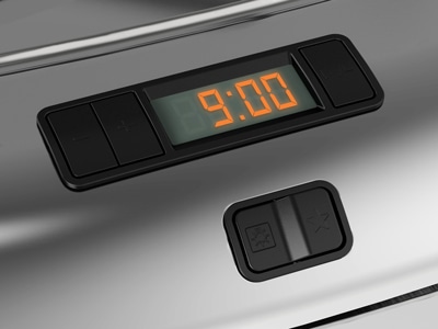 fogao brastemp 5 bocas ative flat top bfs5qab detalhe timer mostrador digital