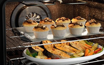 fogao Brastemp 5 bocas gourmand bfs5car forno elétrico conveccao assar