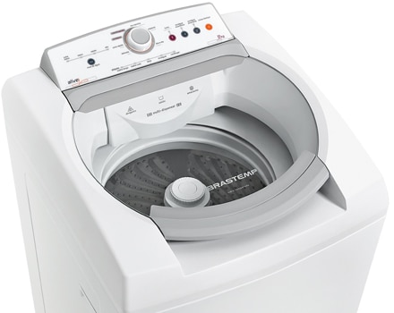 lavadora roupas brastemp 11kg ative bwb11a branca design tampa vidro temperado pe antiderrapante