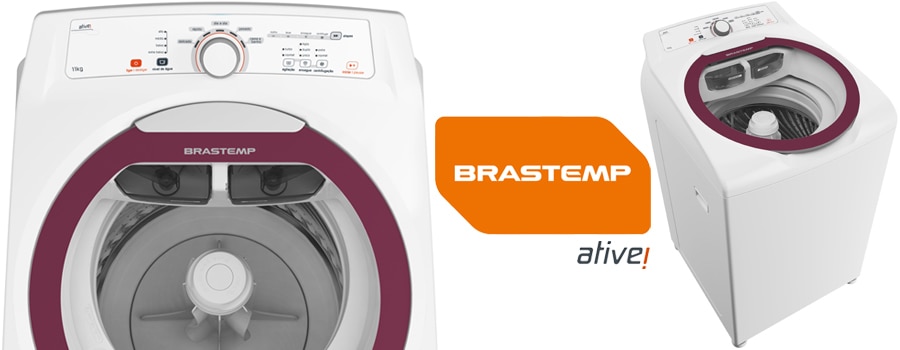 lavadora roupas brastemp 11kg ative bwh11a branca cesto inox 5 programas 60 combinacoes