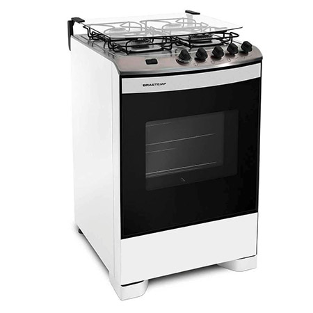 Fogão Brastemp 4 Bocas Clean Maxi BFS4NAB