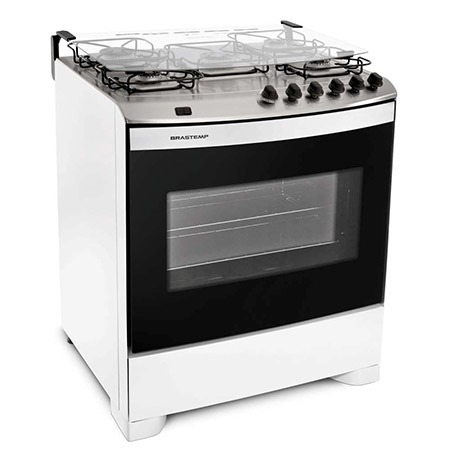 Fogão Brastemp 5 Bocas Clean Maxi BFS5NAB