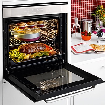 forno de embutir elétrico Brastemp Gourmand B0260AR Inox recurso