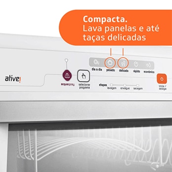 lava louças Brastemp Ative BLF08 8 Serviços detalhe