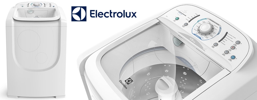 lavadora roupas electrolux 13kg turbo capacidade premium lm13q branca