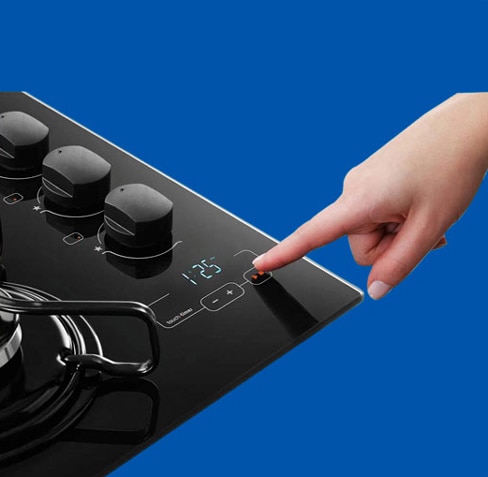 Cooktop 5 Bocas Acendimento Superautomático