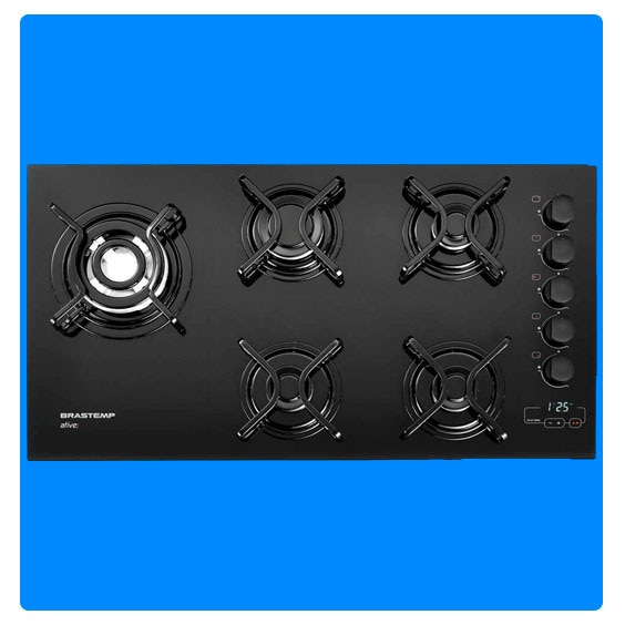 Cooktop Brastemp BDT85AEUNA Queimadores