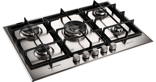 cooktop gás 5 bocas brastemp gourmand bdk75Drbna