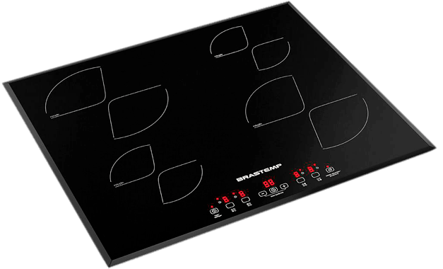 Cooktop Brastemp 4 bocas BDJ62AEBNA Vitrocerâmico