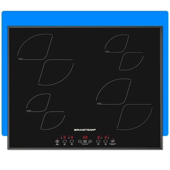 Cooktop Brastemp 4 bocas indução