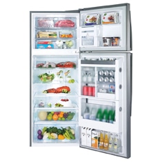 refrigerador LG GRS637GSM cheio