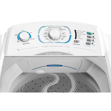 Lavadora de Roupas Electrolux 15 kg Turbo Capacidade LT15F multidispenser