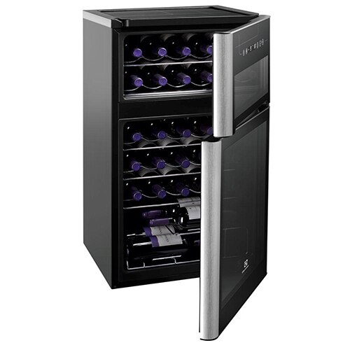 Adega de Vinhos Electrolux ACD29 acabamento inox