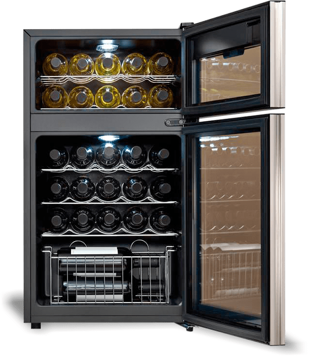 Adega Vinhos Midea pés niveladores