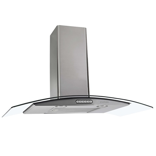 comprar coifa parede fogatti vidro curvo slim inox qualidade potência ar limpeza ambiente