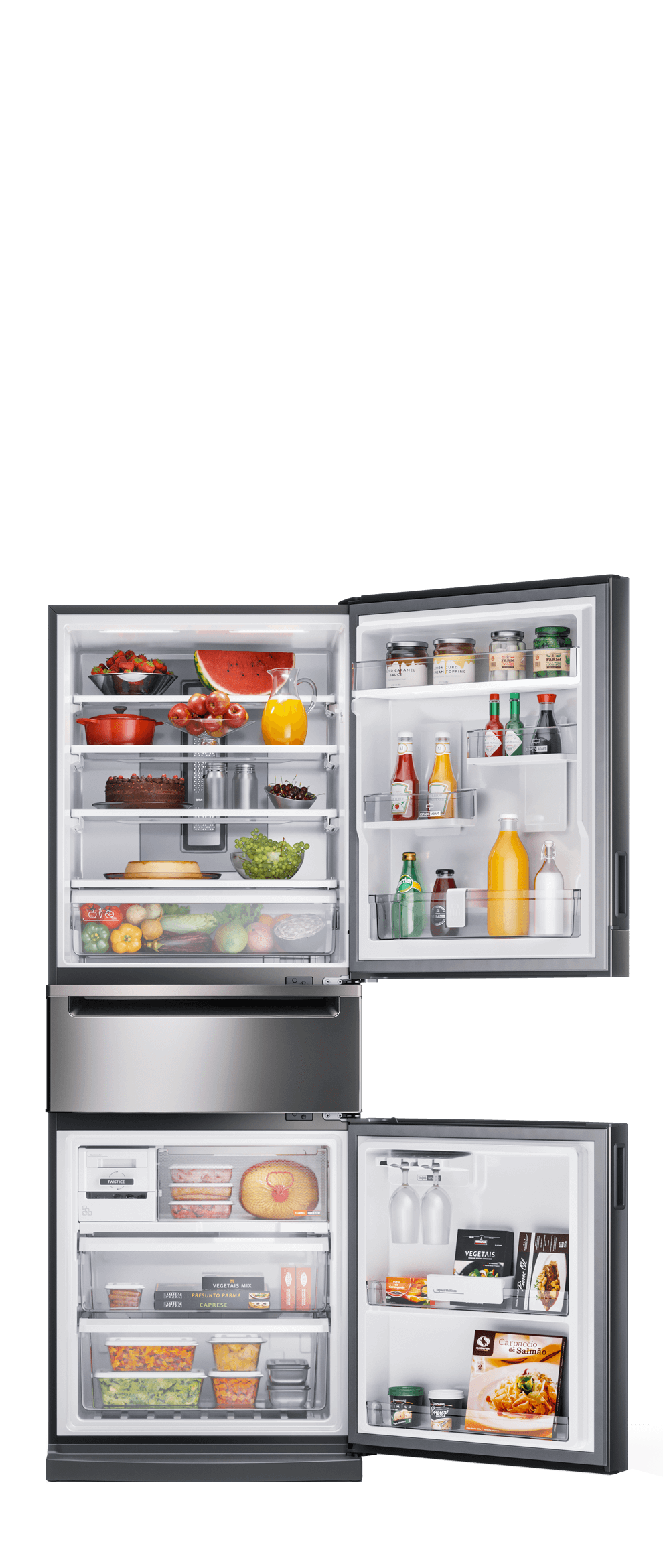 Refrigerador Brastemp Inverse 3 BRY59BK