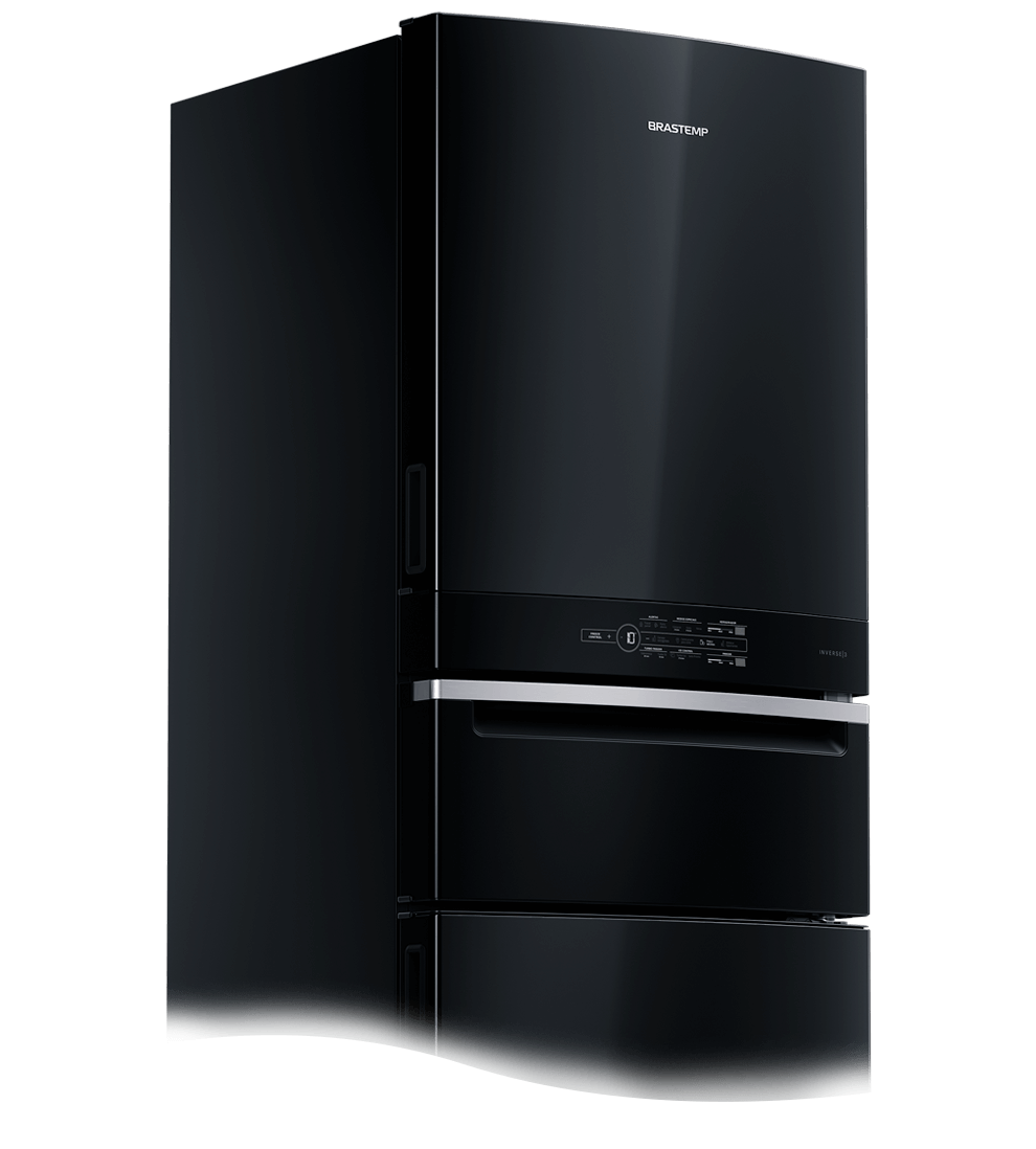 Geladeira Brastemp Inverse 3 BRY59BE 419L Preta