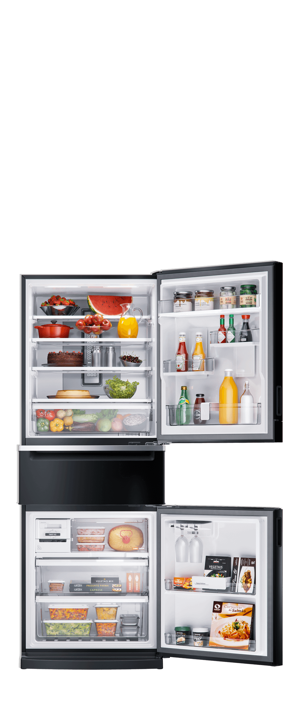 Refrigerador Brastemp Inverse 3 BRY59BE