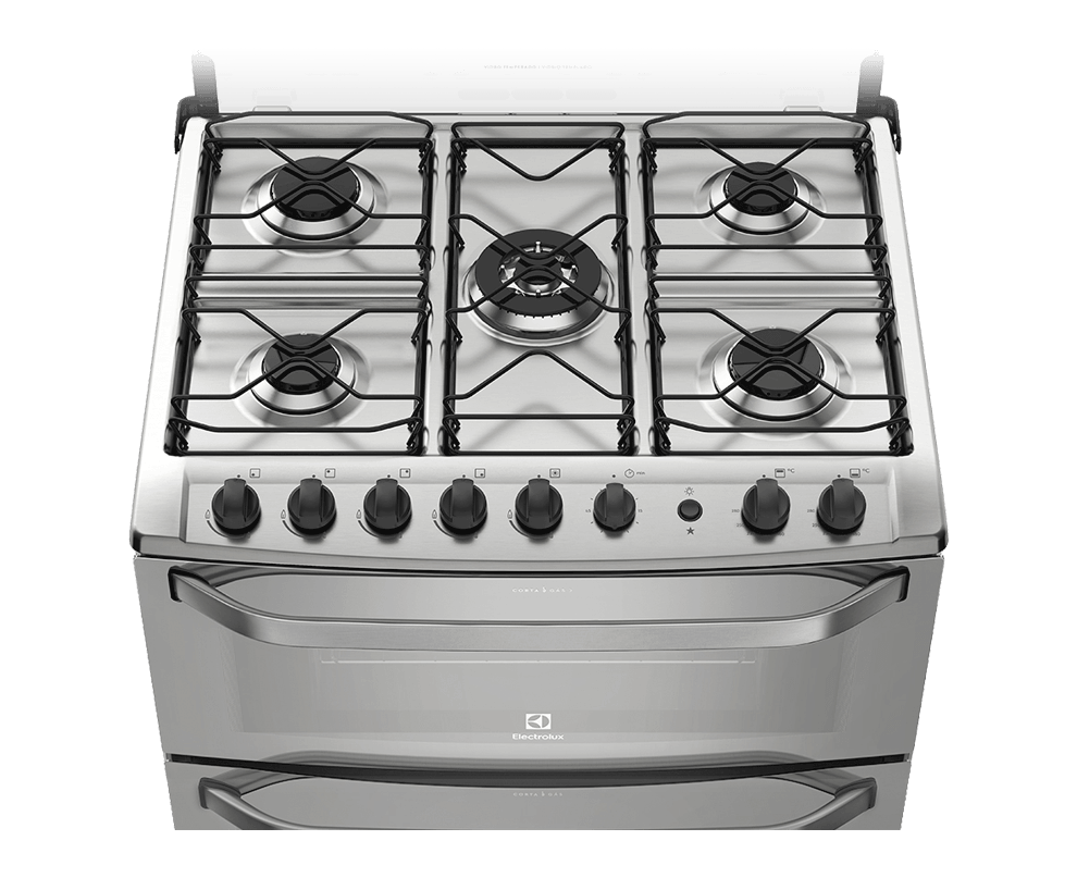 Fogão Electrolux 76DXA duplo forno capacidade