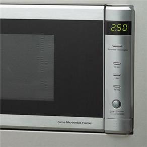 forno de micro-ondas Fischer painel