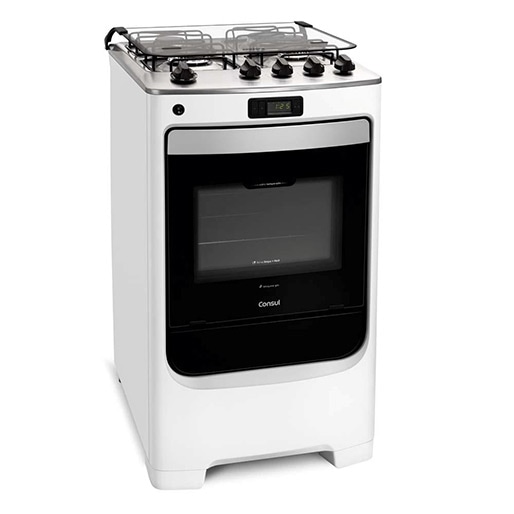 Fogão 4 bocas cf04tab Consul Forno Cleartec