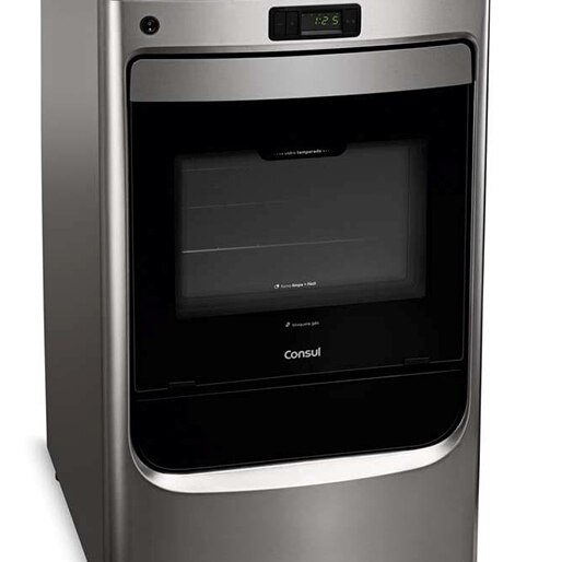 Fogão Piso 4 bocas Tecnologia Cleartec Forno