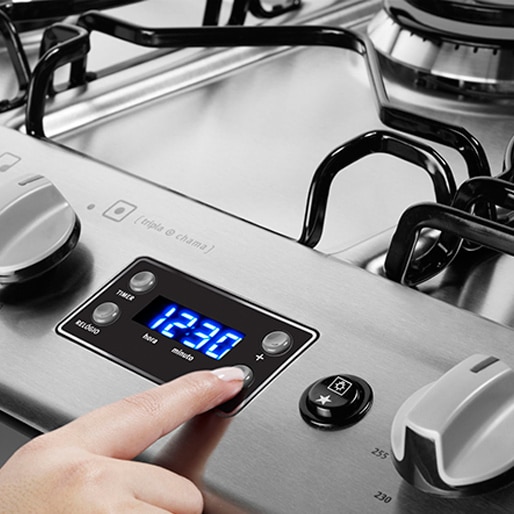 fogão 76rxd electrolux timer digital