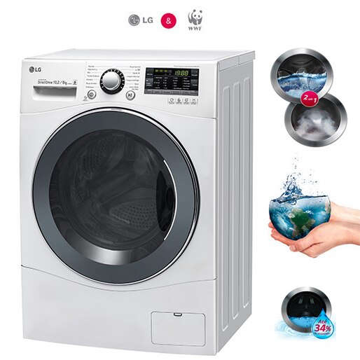 Lava e Seca LG Touch Big Door WD1412RT