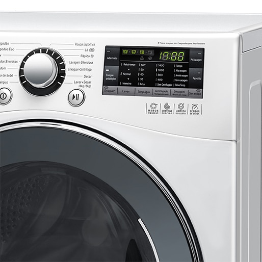 Lava e Seca LG Touch Big Door WD1412RT