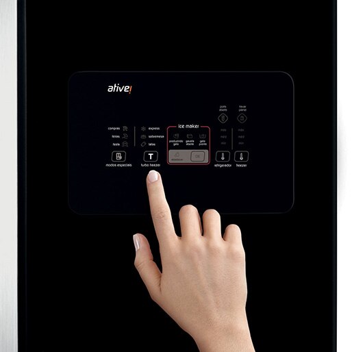 Geladeira Brastemp tecnologia ice maker