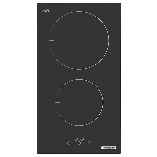 Cooktop Tramontina Dominó Touch 2EI 30 aquecimento indução nove potências